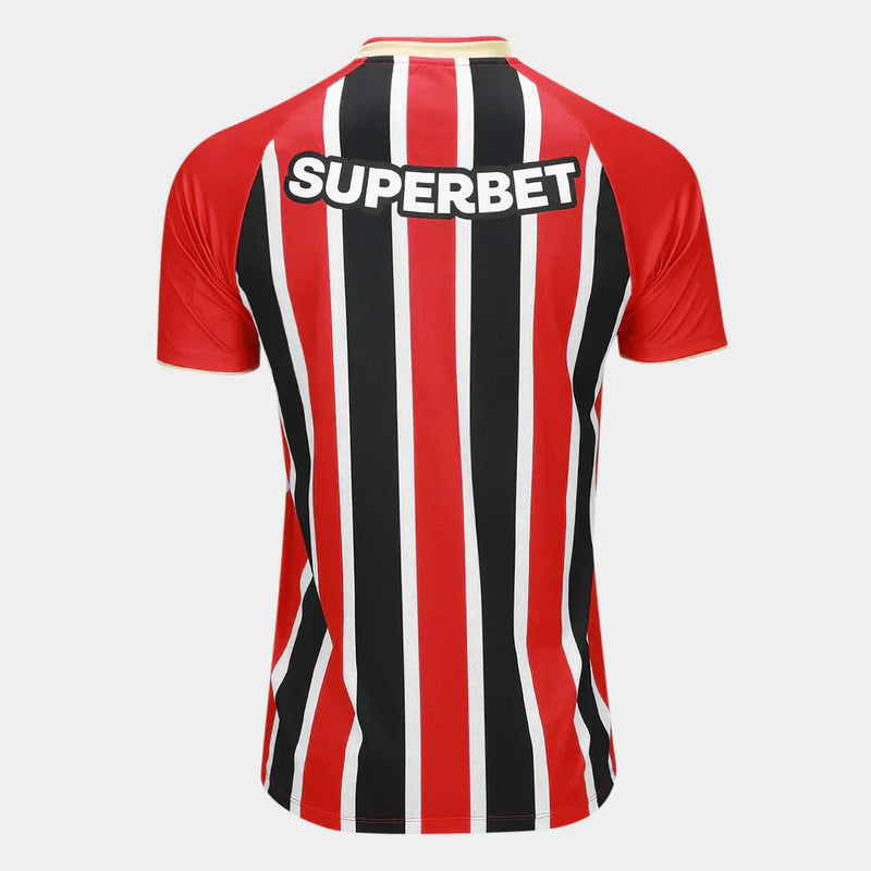 Camisa São Paulo II 25/26 Torcedor New Balance Masculina - Vermelho+Branco