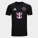 Camisa Inter Miami Away 26/27 Torcedor Adidas Masculina - Preto+Rosa