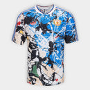 Camisa Manchester United X Stone Roses 26/27 Torcedor Adidas Masculina - Azul