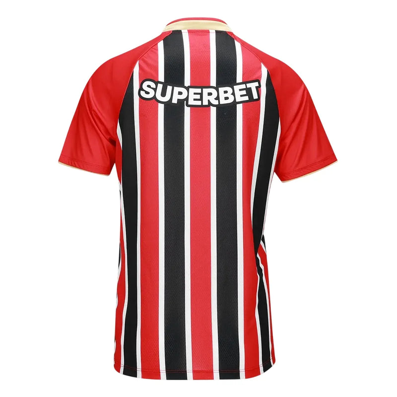 Camisa São Paulo Feminina Away 25/26 - Vermelha e Preta